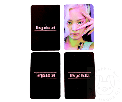 OFFICIAL PHOTOCARD BLACKPINK SPECIAL EDITION – How You Like That [POB APPLE MUSIC] - Pig Rabbit Shop Kpop store Spain