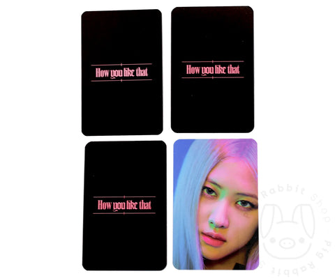 OFFICIAL PHOTOCARD BLACKPINK SPECIAL EDITION – How You Like That [POB APPLE MUSIC] - Pig Rabbit Shop Kpop store Spain