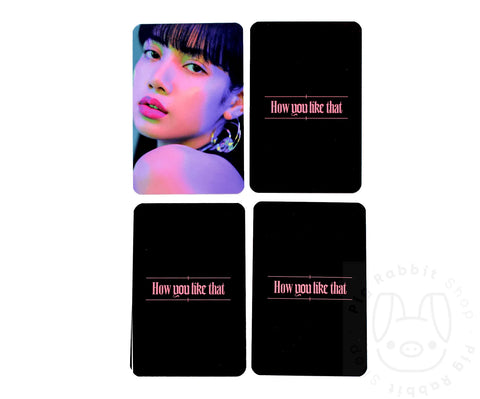 OFFICIAL PHOTOCARD BLACKPINK SPECIAL EDITION – How You Like That [POB APPLE MUSIC] - Pig Rabbit Shop Kpop store Spain