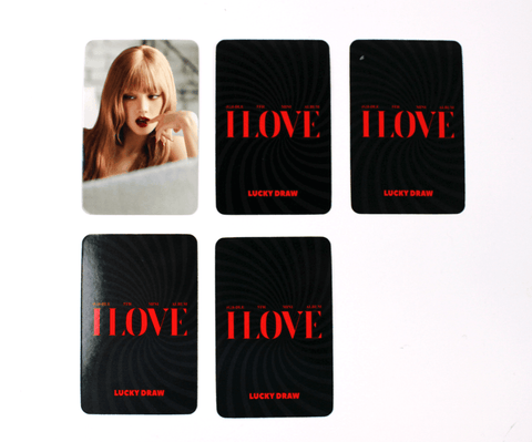 OFFICIAL PHOTOCARD (G)I-DLE 5th Mini Album – I LOVE [POB APPLEMUSIC] - Pig Rabbit Shop Kpop store Spain