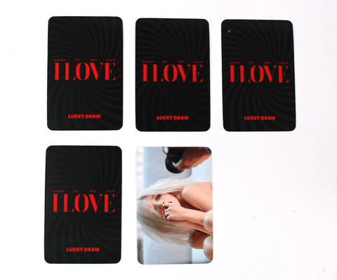 OFFICIAL PHOTOCARD (G)I-DLE 5th Mini Album – I LOVE [POB APPLEMUSIC] - Pig Rabbit Shop Kpop store Spain