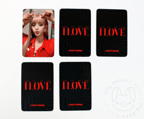 OFFICIAL PHOTOCARD (G)I-DLE 5th Mini Album – I LOVE [POB APPLEMUSIC] - Pig Rabbit Shop Kpop store Spain