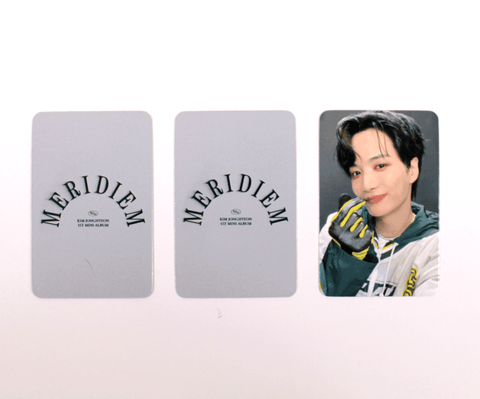 OFFICIAL PHOTOCARD KIM JONGHYEON Mini Album Vol. 1 – MERIDIEM [ POB APPLEMUSIC] - Pig Rabbit Shop Kpop store Spain