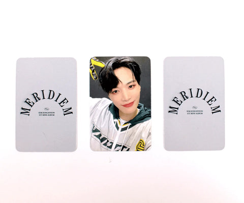 OFFICIAL PHOTOCARD KIM JONGHYEON Mini Album Vol. 1 – MERIDIEM [ POB APPLEMUSIC] - Pig Rabbit Shop Kpop store Spain