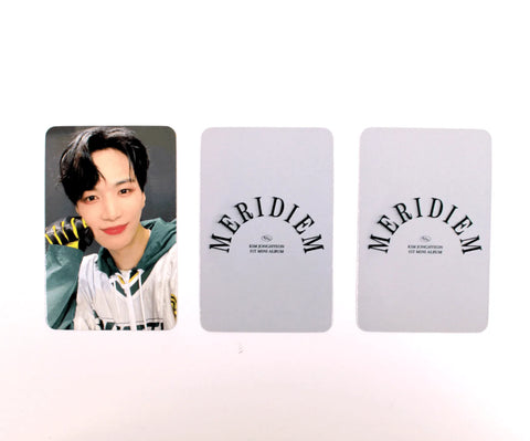 OFFICIAL PHOTOCARD KIM JONGHYEON Mini Album Vol. 1 – MERIDIEM [ POB APPLEMUSIC] - Pig Rabbit Shop Kpop store Spain
