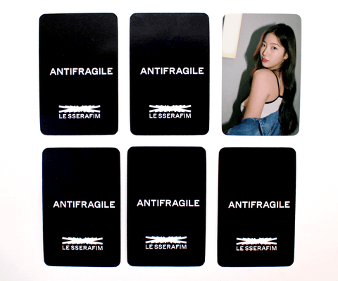 OFFICIAL PHOTOCARD LE SSERAFIM 2nd Mini Album – ANTIFRAGILE [ POB KTOWN4U] - Pig Rabbit Shop Kpop store Spain