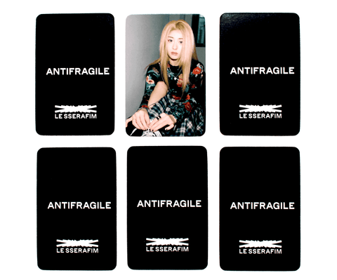 OFFICIAL PHOTOCARD LE SSERAFIM 2nd Mini Album – ANTIFRAGILE [ POB KTOWN4U] - Pig Rabbit Shop Kpop store Spain