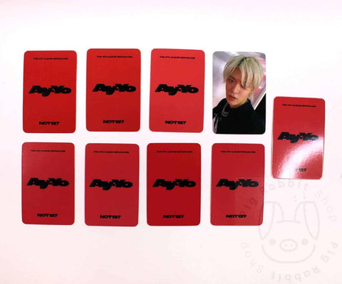 OFFICIAL PHOTOCARD NCT 127 The 4th Album Repackage – Ay-Yo [POB APPLEMUSIC] - Pig Rabbit Shop Kpop store Spain