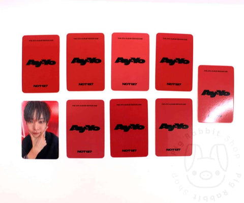 OFFICIAL PHOTOCARD NCT 127 The 4th Album Repackage – Ay-Yo [POB APPLEMUSIC] - Pig Rabbit Shop Kpop store Spain