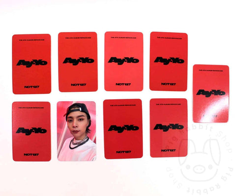 OFFICIAL PHOTOCARD NCT 127 The 4th Album Repackage – Ay-Yo [POB APPLEMUSIC] - Pig Rabbit Shop Kpop store Spain