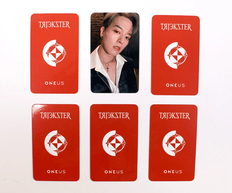 OFFICIAL PHOTOCARD ONEUS 7TH MINI ALBUM – TRICKSTER [POB APPLEMUSIC] - Pig Rabbit Shop Kpop store Spain