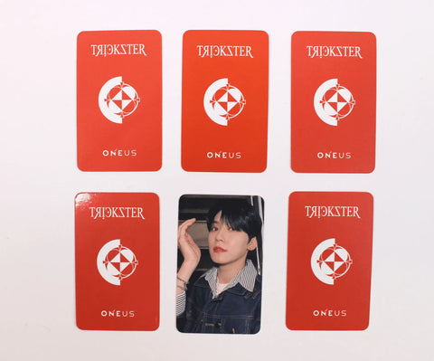 OFFICIAL PHOTOCARD ONEUS 7TH MINI ALBUM – TRICKSTER [POB APPLEMUSIC] - Pig Rabbit Shop Kpop store Spain