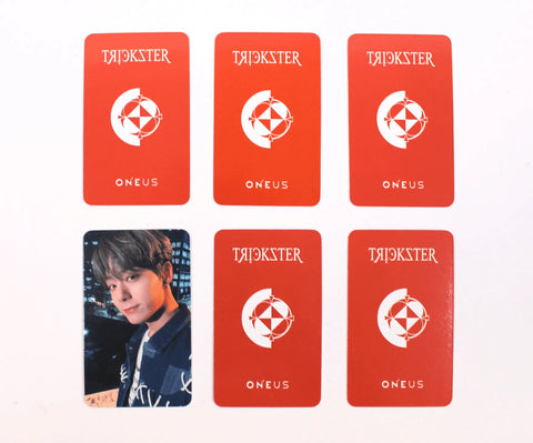 OFFICIAL PHOTOCARD ONEUS 7TH MINI ALBUM – TRICKSTER [POB APPLEMUSIC] - Pig Rabbit Shop Kpop store Spain