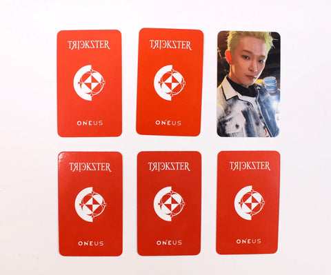 OFFICIAL PHOTOCARD ONEUS 7TH MINI ALBUM – TRICKSTER [POB APPLEMUSIC] - Pig Rabbit Shop Kpop store Spain