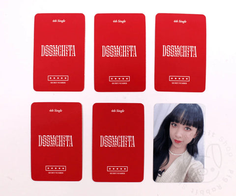 OFFICIAL PHOTOCARD SECRET NUMBER Single Album Vol. 4 – DOOMCHITA [POB APPLEMUSIC] - Pig Rabbit Shop Kpop store Spain