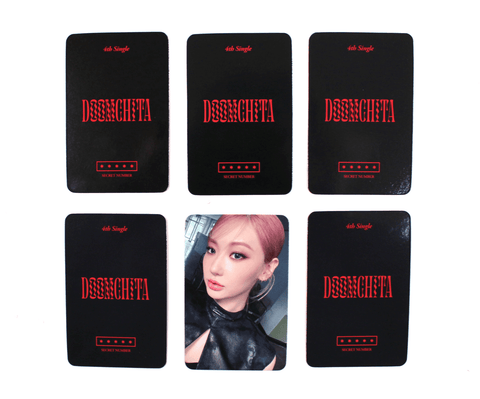 OFFICIAL PHOTOCARD SECRET NUMBER Single Album Vol. 4 – DOOMCHITA [POB APPLEMUSIC] - Pig Rabbit Shop Kpop store Spain