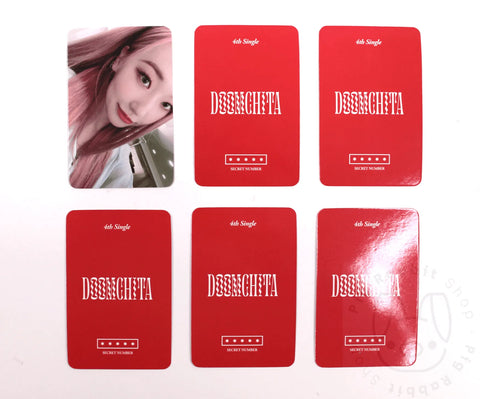 OFFICIAL PHOTOCARD SECRET NUMBER Single Album Vol. 4 – DOOMCHITA [POB APPLEMUSIC] - Pig Rabbit Shop Kpop store Spain
