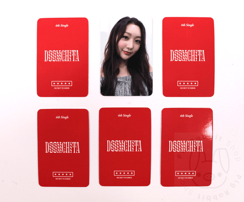 OFFICIAL PHOTOCARD SECRET NUMBER Single Album Vol. 4 – DOOMCHITA [POB APPLEMUSIC] - Pig Rabbit Shop Kpop store Spain