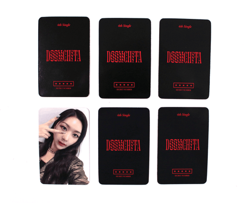 OFFICIAL PHOTOCARD SECRET NUMBER Single Album Vol. 4 – DOOMCHITA [POB APPLEMUSIC] - Pig Rabbit Shop Kpop store Spain