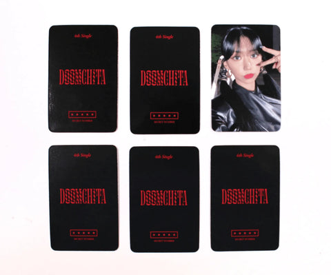 OFFICIAL PHOTOCARD SECRET NUMBER Single Album Vol. 4 – DOOMCHITA [POB APPLEMUSIC] - Pig Rabbit Shop Kpop store Spain