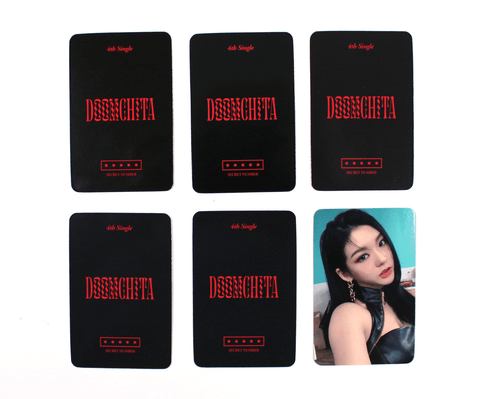 OFFICIAL PHOTOCARD SECRET NUMBER Single Album Vol. 4 – DOOMCHITA [POB APPLEMUSIC] - Pig Rabbit Shop Kpop store Spain