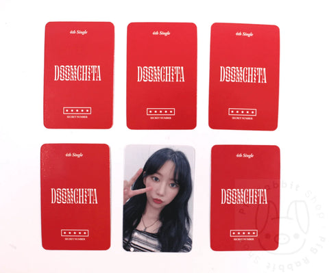 OFFICIAL PHOTOCARD SECRET NUMBER Single Album Vol. 4 – DOOMCHITA [POB APPLEMUSIC] - Pig Rabbit Shop Kpop store Spain