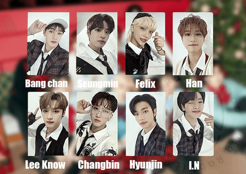OFFICIAL PHOTOCARD Stray kids – Holiday special single christmas EveL - Pig Rabbit Shop Kpop store Spain