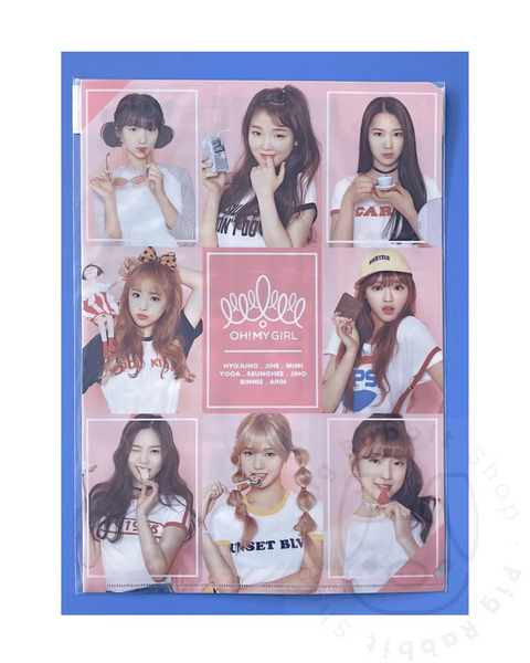 Oh my girl - Carpeta A4 - Pig Rabbit Shop Kpop store Spain