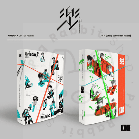 OMEGA X 1st Full Album - Story Written in Music - Pig Rabbit Shop Kpop store Spain