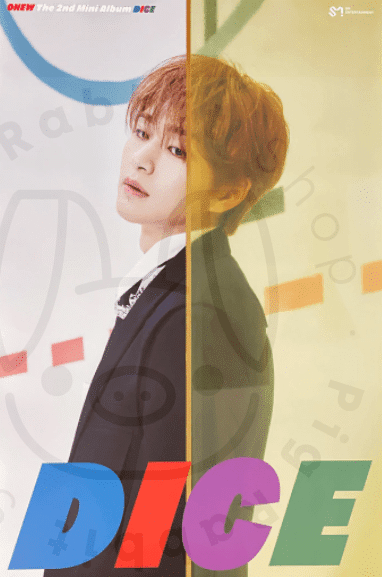 ONEW – DICE [ Digipack A ] poster - Pig Rabbit Shop Kpop store Spain