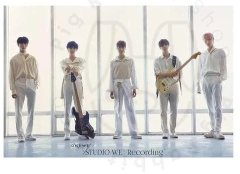 ONEWE 3rd Demo Album – STUDIO WE : Recording 3 POSTER [B VER.] - Pig Rabbit Shop Kpop store Spain