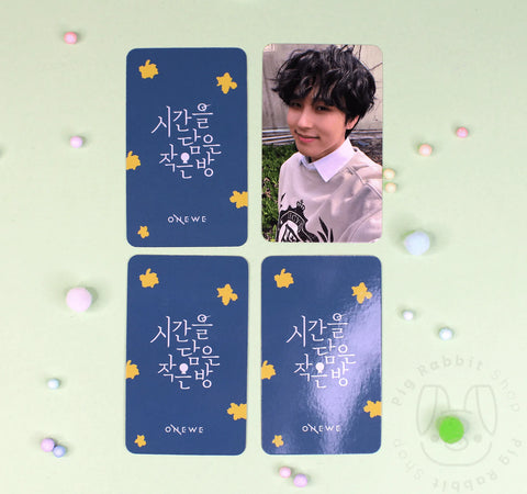 ONEWE Special Album – 시간을 담은 작은 방 [ Medium blue back ] Preorder photocard - Pig Rabbit Shop Kpop store Spain