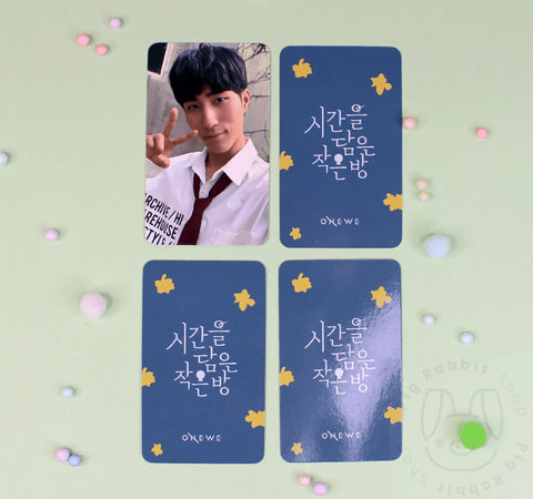 ONEWE Special Album – 시간을 담은 작은 방 [ Medium blue back ] Preorder photocard - Pig Rabbit Shop Kpop store Spain
