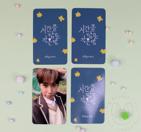 ONEWE Special Album – 시간을 담은 작은 방 [ Medium blue back ] Preorder photocard - Pig Rabbit Shop Kpop store Spain