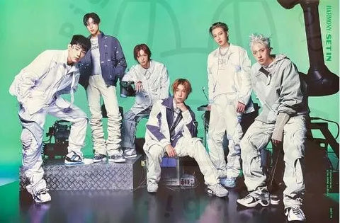 P1HARMONY 5TH MINI ALBUM [ HARMONY : SET IN ] (SET IN VER.) POSTER - Pig Rabbit Shop Kpop store Spain