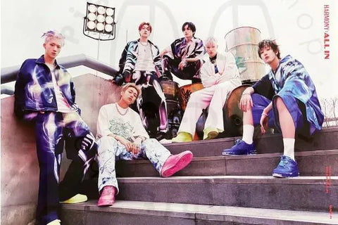 P1HARMONY 6TH MINI ALBUM [ HARMONY: ALL IN ] (BUMP IN VER.) POSTER - Pig Rabbit Shop Kpop store Spain