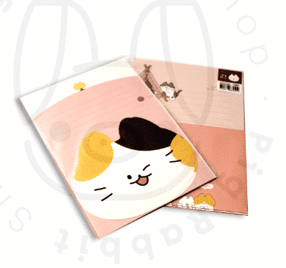 PAPEL DE CARTA GATO - Pig Rabbit Shop Kpop store Spain