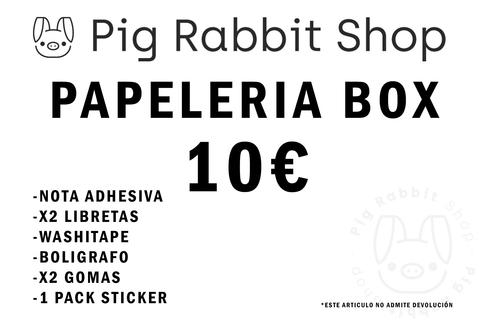 PAPELERIA BOX SORPRESA - Pig Rabbit Shop Kpop store Spain