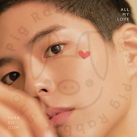 Park Bo Gum Album - ALL MY LOVE (Limited Edition) - Pig Rabbit Shop Kpop store Spain