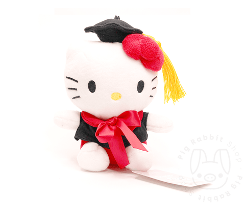 Peluche Graduación Hello Kitty Sanrio 10 cm - Pig Rabbit Shop Kpop store Spain