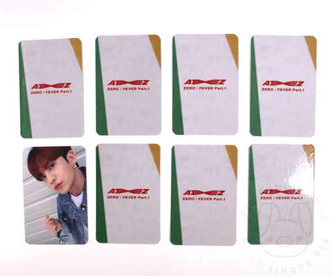 PHOTOCARD OFFICIAL ATEEZ Mini Album Vol.5 – ZERO : FEVER Part.1 [ POB APPLEMUSIC] - Pig Rabbit Shop Kpop store Spain