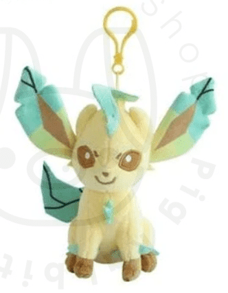 Pokemon Plush Clip Leafeon 12cm - Pig Rabbit Shop Kpop store Spain