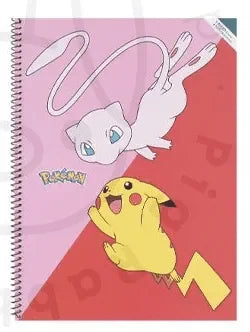 Pokémon Spring Notebook Mew & Pikachu – Pig Rabbit Shop