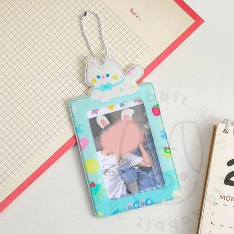 Portatarjetas colgante, tarjetero bonito de bolsillo para fotosy photocards kpop - Pig Rabbit Shop Kpop store Spain