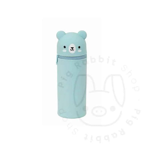 PORTATODO ESTUCHE BOTELLA SILICONA AZUL - Pig Rabbit Shop Kpop store Spain
