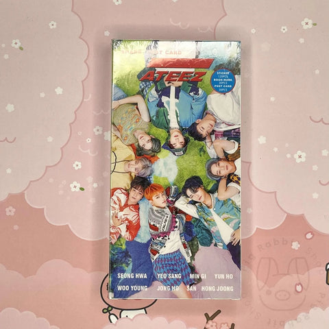 POSTCARDS 30PCS ATEEZ v1 - Pig Rabbit Shop Kpop store Spain