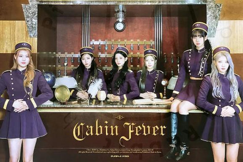 PURPLE KISS 5TH MINI ALBUM [ CABIN FEVER ] (A VER.) POSTER - Pig Rabbit Shop Kpop store Spain