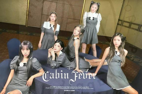 PURPLE KISS 5TH MINI ALBUM [ CABIN FEVER ] (D VER.) POSTER - Pig Rabbit Shop Kpop store Spain