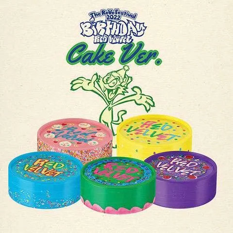 Red Velvet Mini Album - The ReVe Festival 2022 [Birthday] (Cake Ver.) - Pig Rabbit Shop Kpop store Spain