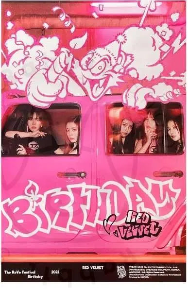 Red Velvet Mini Album – The ReVe Festival 2022 [Birthday] (Photo Book Ver.) | POSTER [ B VER.] - Pig Rabbit Shop Kpop store Spain